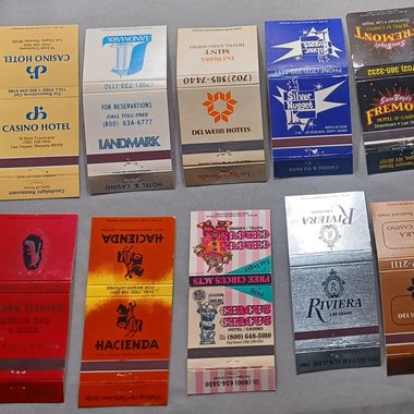Vintage Matchbooks (18) and Covers (14) LAS VEGAS Casinos and Hotels 32 Total