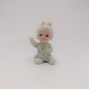Napcoware Baby of the month, Bone Chine Girl Figurines, Set of 3