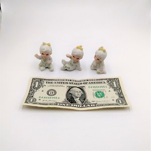 Napcoware Baby of the month, Bone Chine Girl Figurines, Set of 3