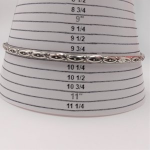Vintage Taxco Mexico Sterling Silver Bangle Bracelet, Great Gift