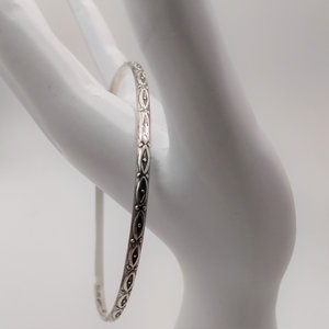 Vintage Taxco Mexico Sterling Silver Bangle Bracelet, Great Gift