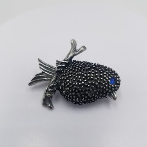Vintage Anne Klein Silver Tone  Bird Brooch, 1980's Brooch, Spring Jewelry