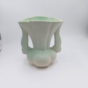 Niloak Matte Light Mint Green Pottery Vase, Circa 1940's