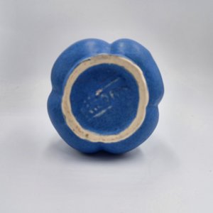 Niloak Matte Medium Blue Art Pottery Vase, Circa 1940's