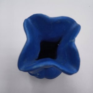 Niloak Matte Medium Blue Art Pottery Vase, Circa 1940's