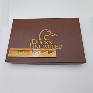 Schrade USA Uncle Henry for Ducks Unlimited- 2 Knife Set with Leather Sheath, NIB