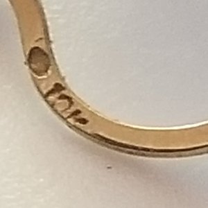10K Gold Latch Back Hoop Earrings