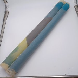 Stunning Japanese Hand Painted on Silk Rectangular Paintings-Circa 1950's- Un Framed