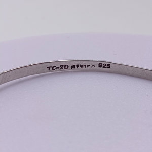 Vintage Taxco Mexico Sterling Silver Bangle Bracelet, Great Gift