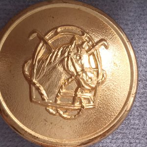Nordstrom Gold Tone Equestrian Theme Coat Buttons Gift Set, Horse Lover, Vintage Unused
