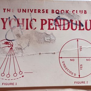 Psychic Pendulum -Vintage in Package Glass on Chain Pendulum Plus  an Extra Cobalt