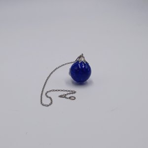 Psychic Pendulum -Vintage in Package Glass on Chain Pendulum Plus  an Extra Cobalt