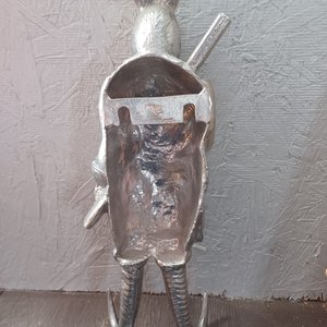 Arthur Court 1978 Aluminum Casting Hunting Rabbit Coat/Hat Hooks, Vintage Wall Decor, Functional Art