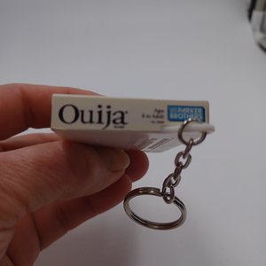 Ouija Board Keychain, 1998 Hasbro Miniature Complete with Planchette