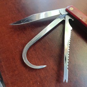 Vintage Korium, Jack Fish Knife, Made in Japan, Dad Gift