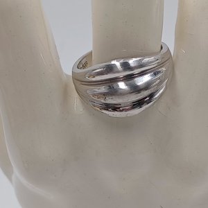Sterling Silver Chunky Southwestern Ladies Statement Ring Size 9