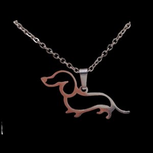 Silver Tone Dachshund Weiner Dog Jewelry Set- Lot-