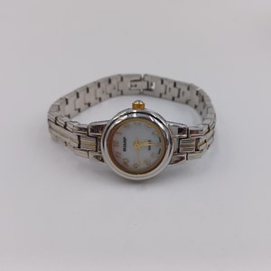 Ladies SHARP Silver Tone Quartz Wrist Watch- New Battery