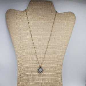 Dee Berkley Sterling Silver Heart Shape Pendant Necklace