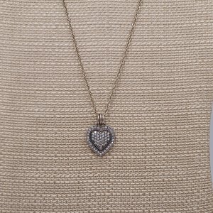 Dee Berkley Sterling Silver Heart Shape Pendant Necklace