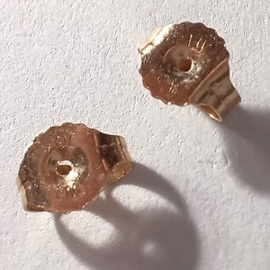 Vintage Imperial World Inc. 10K Gold 5mm Ball Stud Earrings