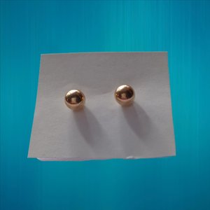 Vintage Imperial World Inc. 10K Gold 5mm Ball Stud Earrings