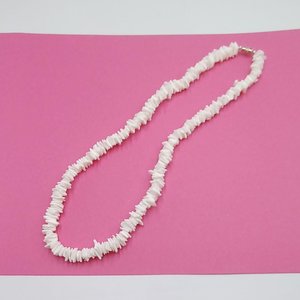 Set of 3 Tropical Seashells Beaded Necklaces, Vintage, Surfer Necklaces