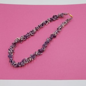 Set of 3 Tropical Seashells Beaded Necklaces, Vintage, Surfer Necklaces