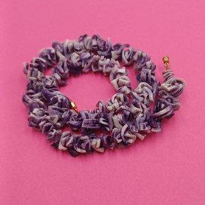 Set of 3 Tropical Seashells Beaded Necklaces, Vintage, Surfer Necklaces