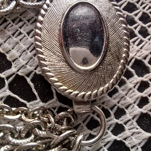 AVON Silver Tone Multi Chain Bracelet, Gift for her, Vintage Bracelet