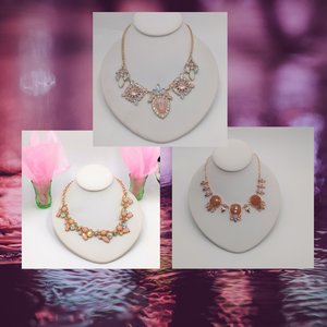 HUGE Vintage Girly Girl Jewelry Lot, All Wearable, 28 Pieces, with Extras Over 2 lbs.