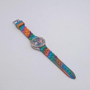 Justin Bieber Colorful Fun Ladies Quartz Wrist Watch- New Battery