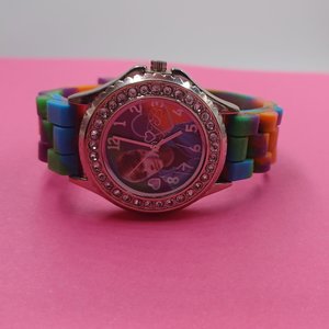 Justin Bieber Colorful Fun Ladies Quartz Wrist Watch- New Battery