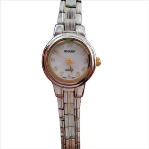 Ladies SHARP Silver Tone Quartz Wrist Watch- New Battery
