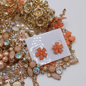 HUGE Vintage Girly Girl Jewelry Lot, All Wearable, 28 Pieces, with Extras Over 2 lbs.