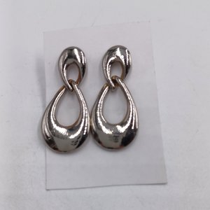 5 pairs of Silver Tone Fashion Pierced Earrings for Women