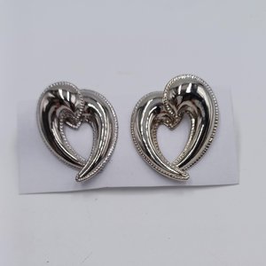 5 pairs of Silver Tone Fashion Pierced Earrings for Women
