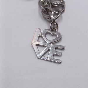 Fun Silver Tone Charm Bracelet Watch, Fashion Watch, New Battery