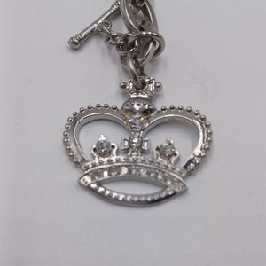Fun Silver Tone Charm Bracelet Watch, Fashion Watch, New Battery