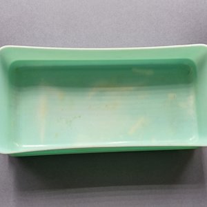 Vintage Art Deco Early Plastics Mint Green Celluloid Lidded Box