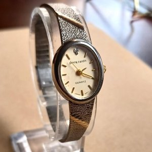 Pierre Cardin Mid Century Ladies Quartz Wrist Watch- New Battery Runs