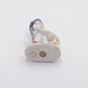 Vintage Occupied Japan Porcelain Boy in Top Hat Playing Guitar Figurine