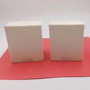 Small Plastic White Westinghouse Washer and Dryer Salt and Pepper Shaker Set, Mid Century