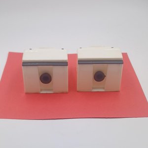 Small Plastic White Westinghouse Washer and Dryer Salt and Pepper Shaker Set, Mid Century