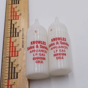 Vintage Tankettes Salt and Pepper Shakers, Promotional Item, In original Box New Unused