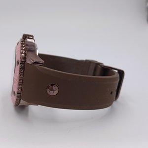 Freelook Ladies Analog Quartz Watch, Pink and Brown Model HA9035/5B, New Battery