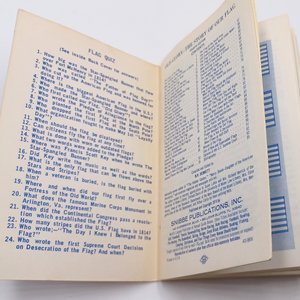 Vintage "Old Glory The Story of Our Flag" Army Booklet