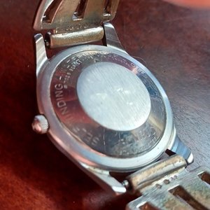 Vintage Benrus Three Stars Self Winding  Southwestern Band Mens Watch- Runs Fast, Read Description