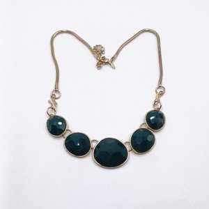 Vintage AVON Versatile Gold Tone and Green Statement Necklace, 3 Necklaces in 1