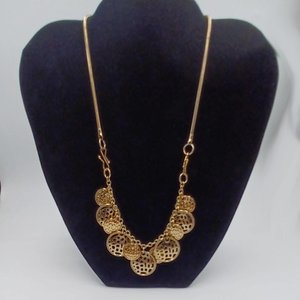 Vintage AVON Versatile Gold Tone and Green Statement Necklace, 3 Necklaces in 1